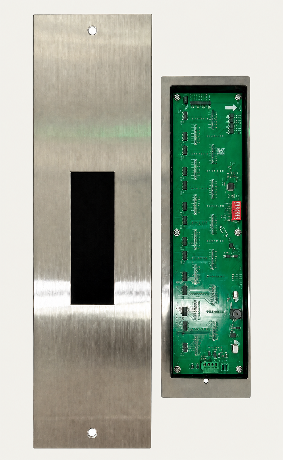 Dot matrix lift indicator with stainless steel panel for Singapore HDB lifts