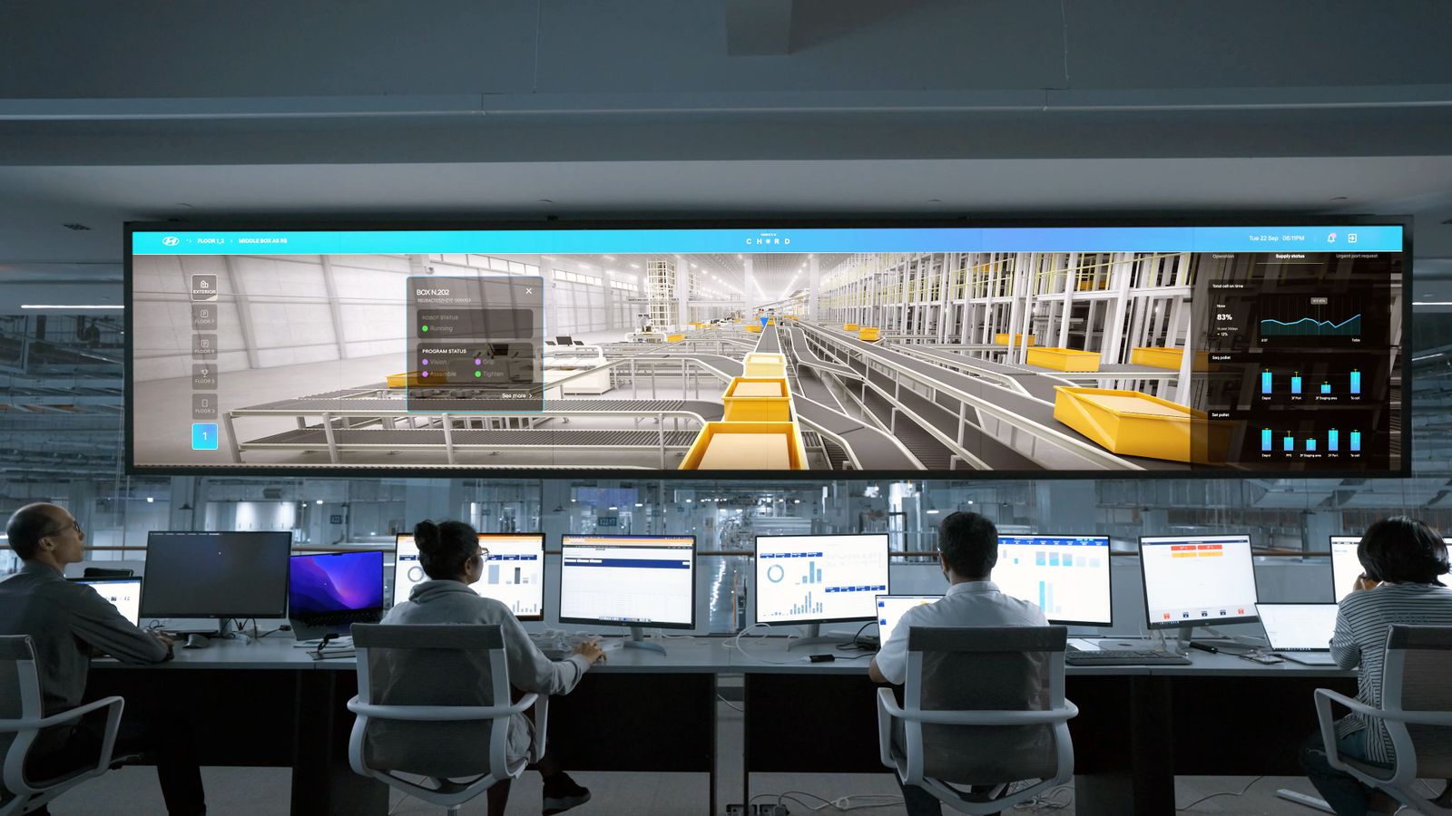 Modern monitoring and operations center in Singapore